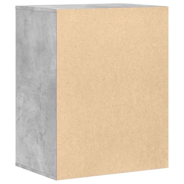 vidaXL kommode til hjørne 60x41x76 cm konstrueret træ betongrå
