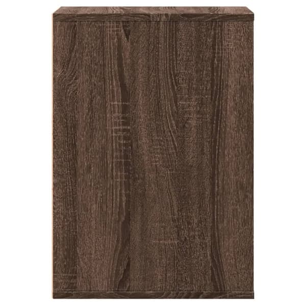 vidaXL kommode til hjørne 40x41x58cm konstrueret træ brun egetræsfarve
