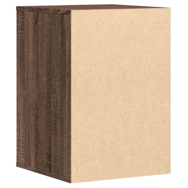 vidaXL kommode til hjørne 40x41x58cm konstrueret træ brun egetræsfarve