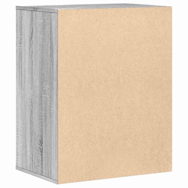 vidaXL kommode til hjørne 60x41x76 cm konstrueret træ grå sonoma-eg