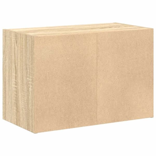 vidaXL Skåp med 2 lådor sonoma-ek 60x31x40 cm konstruerat trä