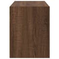 Miniatyrbilde 7 av 11: vidaXL Skap med 2 skuffer brun eik 60x31x40 cm konstruert tre