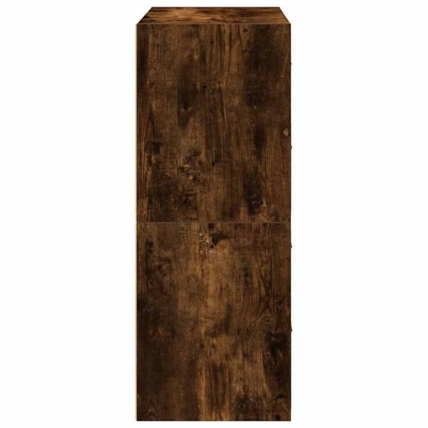 vidaXL Kaapit 2 laatikkoa 2 kpl savutammi 60x31x40 cm teknillinen puu