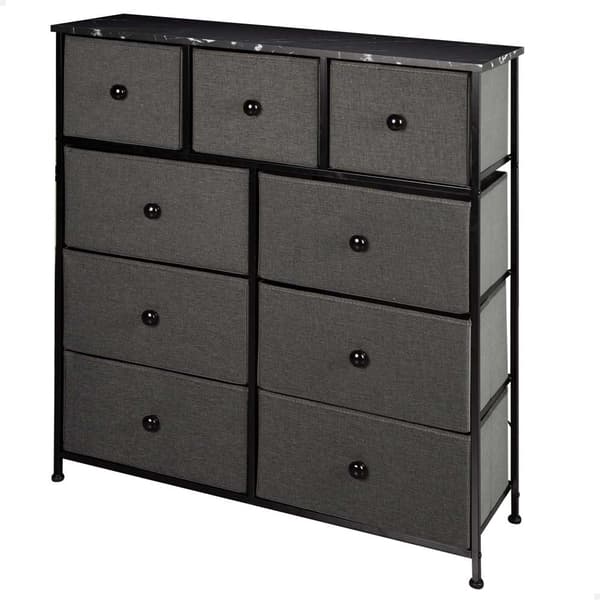 Max Home Marble Effect Kommode Med 9 Stofskuffer