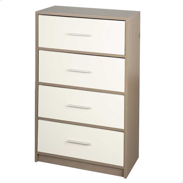 Max Home Wooden Byrå Med 4 Tyglådor