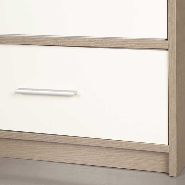 Max Home Wooden Kommode Med 8 Stofskuffer