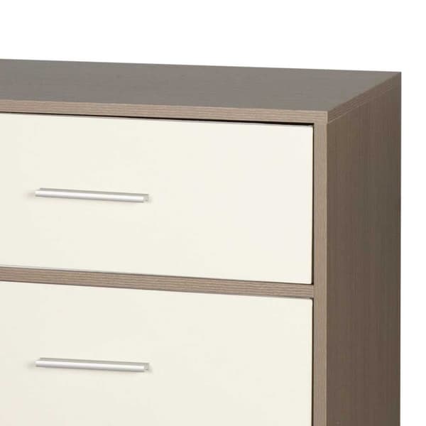 Max Home Wooden Kommode Med 8 Stofskuffer