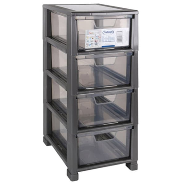 Tontarelli Bordskuffe 4 20x28.3x43 Cm 8 20x28.3x43 Cm 8 Line Mini Transparent