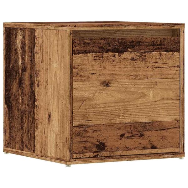 vidaXL opbevaringsskab 40,5x40x40 cm konstrueret træ gammelt træ-look