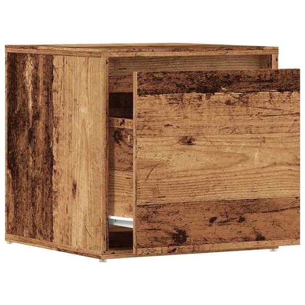 vidaXL opbevaringsskab 40,5x40x40 cm konstrueret træ gammelt træ-look