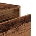 Miniatyrbillede 9 af 11: vidaXL opbevaringsskab 40,5x40x40 cm konstrueret træ gammelt træ-look