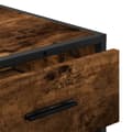 Miniatyrbilde 9 av 11: vidaXL Kommode røkt eik 70x41x70 cm konstruert tre