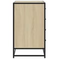 Miniatyrbilde 7 av 11: vidaXL Kommode sonoma eik 70x41x70 cm konstruert tre