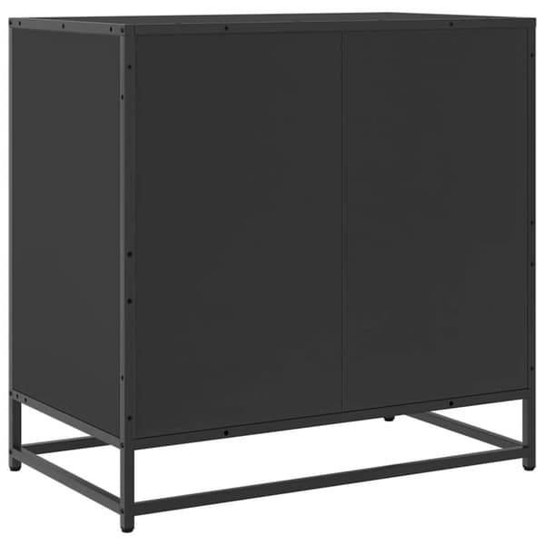 vidaXL skuffeskab 70x41x70 cm konstrueret træ sort