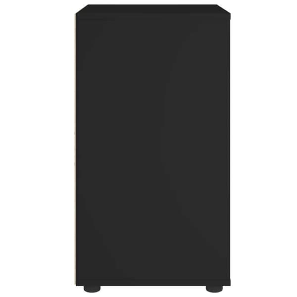 vidaXL skænk VISNES 60x40x73 cm konstrueret træ sort