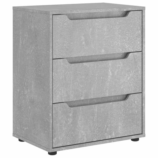 vidaXL skænk VISNES 60x40x73 cm konstrueret træ betongrå