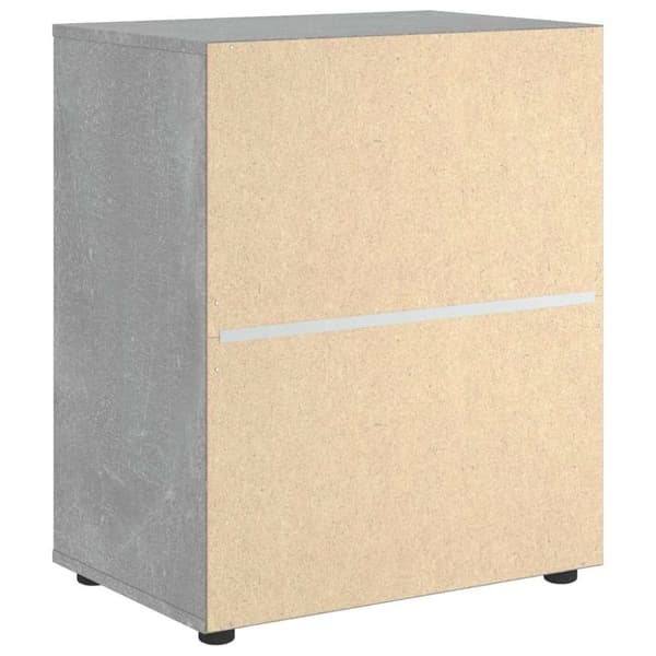 vidaXL skænk VISNES 60x40x73 cm konstrueret træ betongrå
