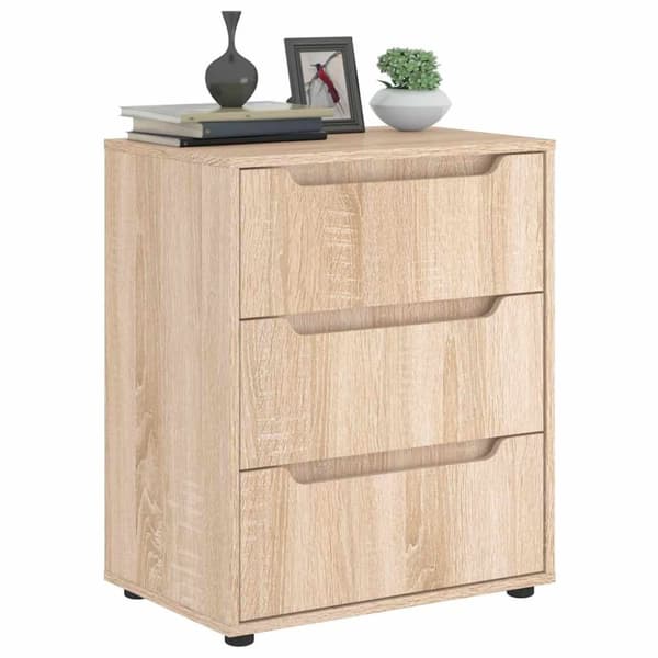 vidaXL Senkki VISNES Sonoma tammi 60x40x73 cm tekninen puu