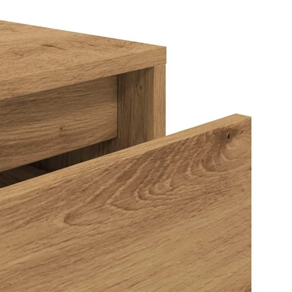 vidaXL Oppbevaringsskap artisan eik 40,5x40x40 cm konstruert tre