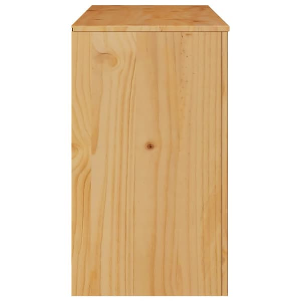 vidaXL Kommode ""DRAMMEN"" 111x43x73,5 cm Massivt Furutre