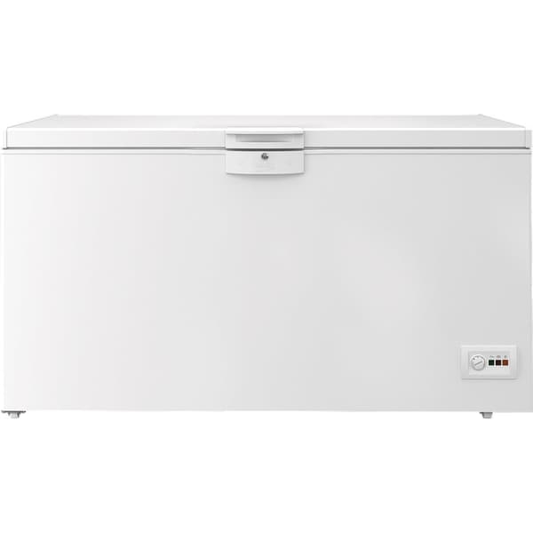 BEKO Freezer box HSM47530, Energy class F, 451L, Width 155.5 cm, Height 86 cm, White