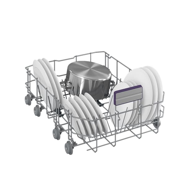 BEKO Free standing Dishwasher BDFS26120WQ, Energy class E,  Width 45 cm, 6 programs, Inverter motor, Third drawer, White