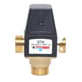 Miniatyrbillede 1 af 2: Termostatisk Vandblandingsventil, 35-60℃ Temperaturkontrol, DN20 Messingkonstruktion,sort