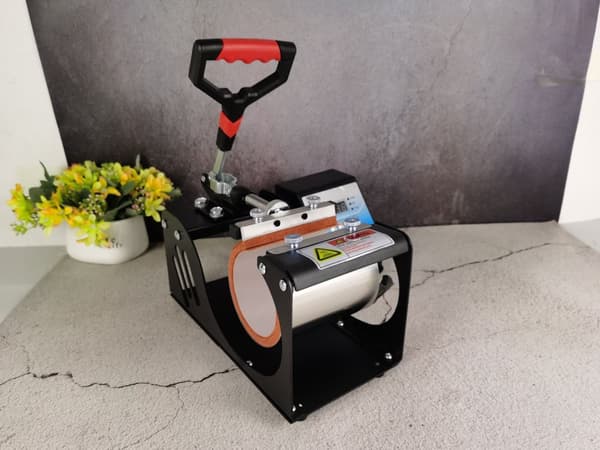 Mug Press Maskine, Dobbelt Display Digital Måler, Justerbar Temperatur, Passer til 11oz og 15oz Krus