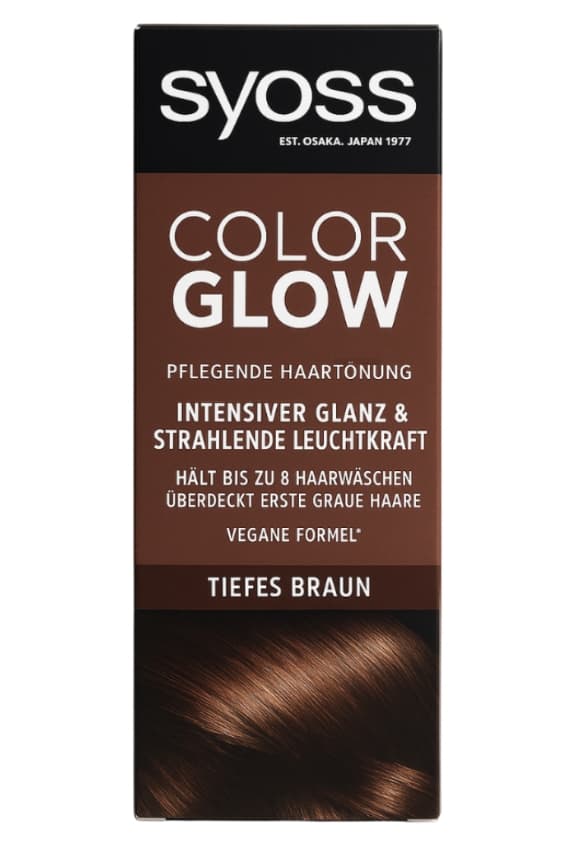 Syoss Farveglans Hair Retoucher i Mørk Brun