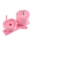 Miniatyrbild 1 av 2: Hjärtaformad Knappmakare, Komplett DIY-kit, Lätt att Använda,rosa kit, 57 mm