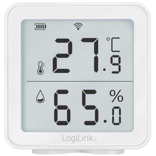 LogiLink Smart temperatur- og fuktighetssensor Wifi Tuya