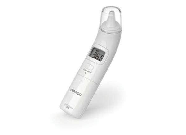 Omron Gentle Temp 520 -kontakti, valkoinen korva