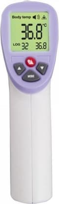Miniatyrbild 3 av 6: Esperanza ECT002 digital kroppstermometer Fjärravkännande termometer Lila, Vit Öra, Panna, Oral, Rektal, Armhåla Knappar
