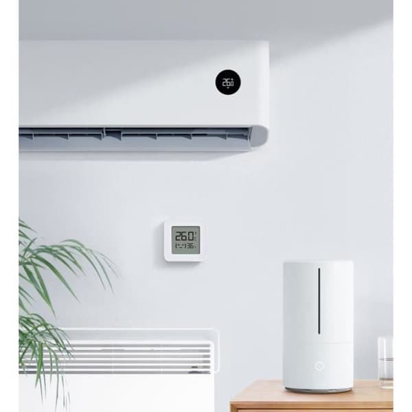 [] I lager xiaomi smart lcd-skärm digital termometer 2 mijia bluetooth temperatursensor temperatur fuktighet