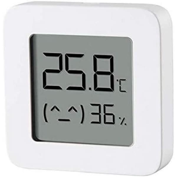 Xiaomi Mi temperatur- och värmemonitor 2 inomhustermometer ansluten vit, 1,5" LCD-skärm, Bluetooth, långt batteri d16