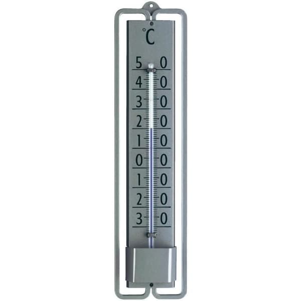 Inomhus-/utomhustermometer - TFA - Novelli Design - Temperaturmätning - Plast - Grå