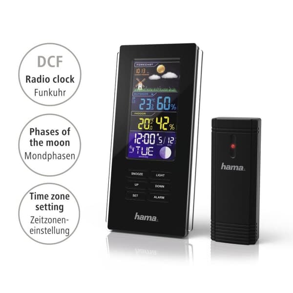Electronic Weather Station HAMA "Color Edge", 186312
