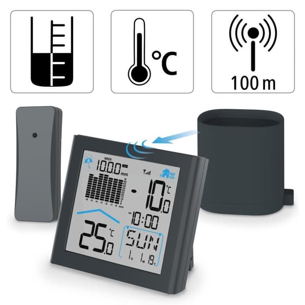 Hama "Rainy" Weather Station with radio pluviometer