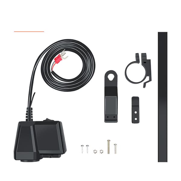 INF QCPD LED digital bilvoltmeter Køretøjsspændingsmåler