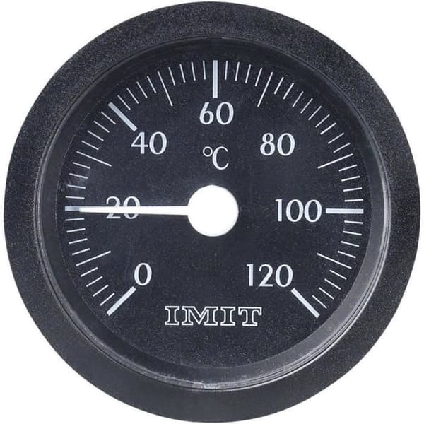 Inbyggd kapillärtermometer 0 till 120 °C Ø 52 mm