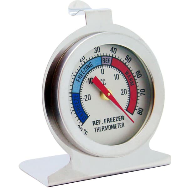 INF Køleskabstermometer i rustfrit stål Model 2