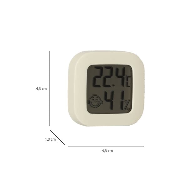 Hygrometer, rumtermometer, LCD fugtmåler