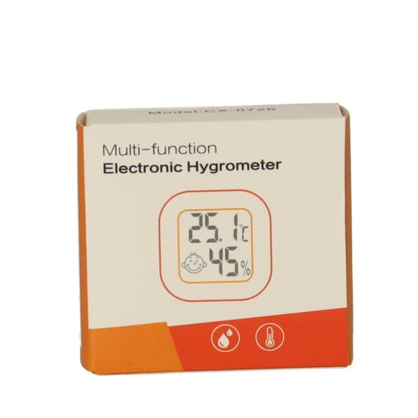 Hygrometer, rumtermometer, LCD fugtmåler