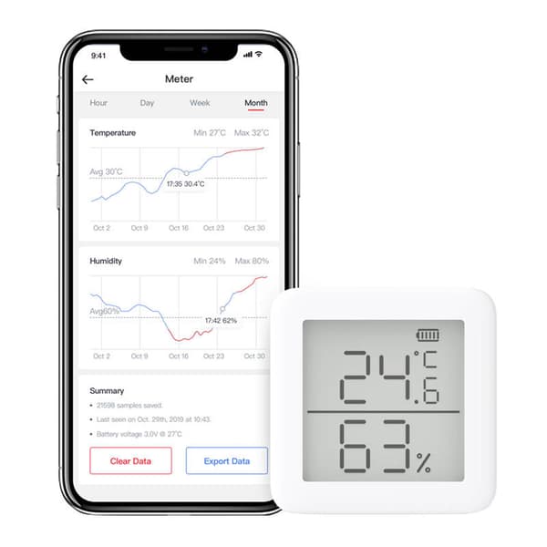 Termometer och Hygrometer SwitchBot Termometer och Hygrometer