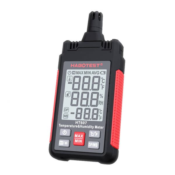 Temperatur & fugtighedsmåler Habotest HT607