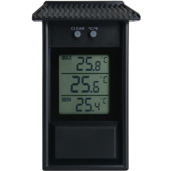 Min Max Termometer Digital display Trädgårdsväxthus - Inner- eller yttervägg
