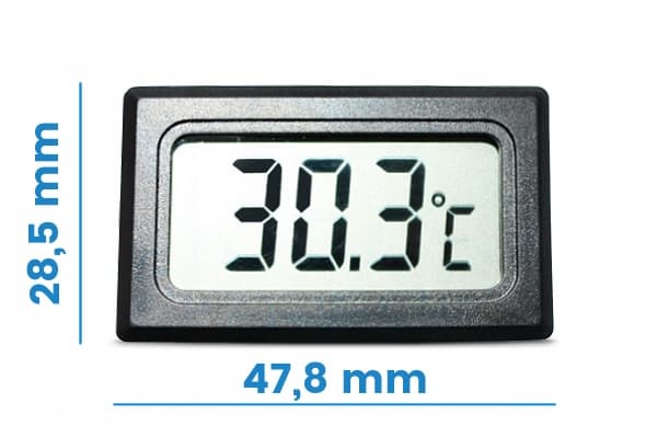 ELEKTRONISK PANELTERMOMETER -50+110 sond 5m