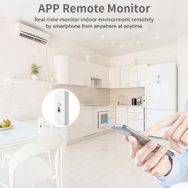 Wifi Temperatursensor Termometer Fuktighetssensor