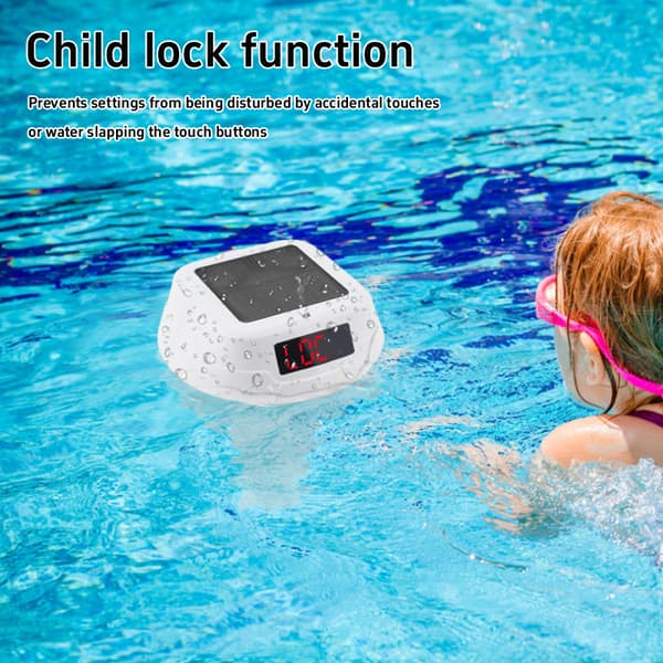 INF Flydende pooltermometer med LED-display, TS-PL01