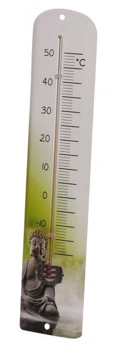 Termometer metall 30 cm dekoration zen buddha Spear &amp; Jackson
